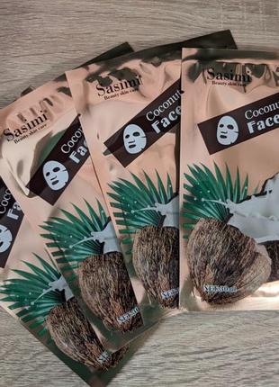 Маска для лица кокосовая Тайская косметика1 фото