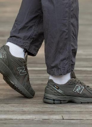 Мужские кроссовки new balance 1906r cordura olive5 фото