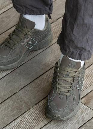 Мужские кроссовки new balance 1906r cordura olive3 фото