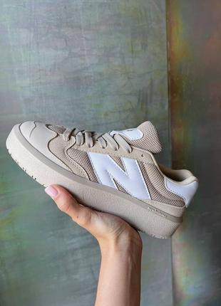 Кеди new balance ct302 beige