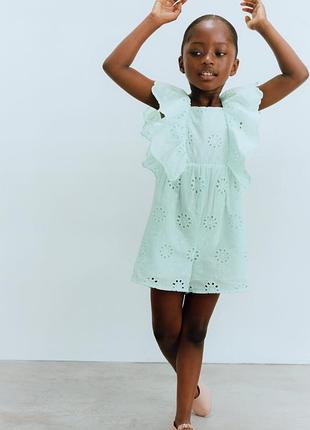 Zara dress sale with swiss embroidery
