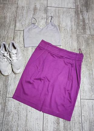 Спідниця юбка миди прямая крой карандаш футляр с защипами классика