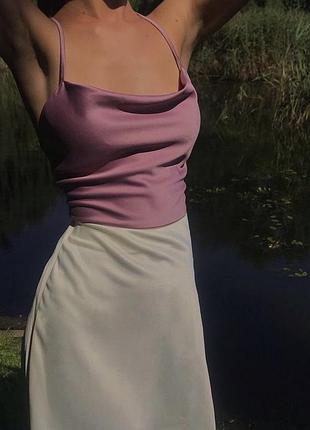 Шелковый топ