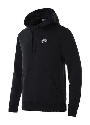 Чоловіче худі nike club hoodie po bb чорний m (7dbv2654-010 m)