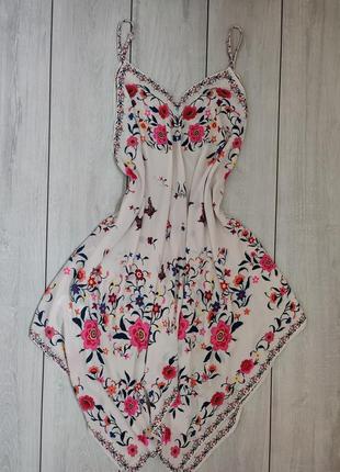 Качественный легкий шифоновый сарафан платье от известного бренда7 фото
