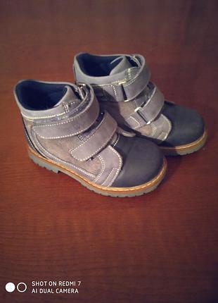 Ботинки демисезонные на мальчика