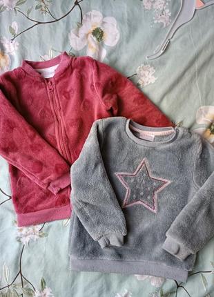 Теплые кофточки для девочки