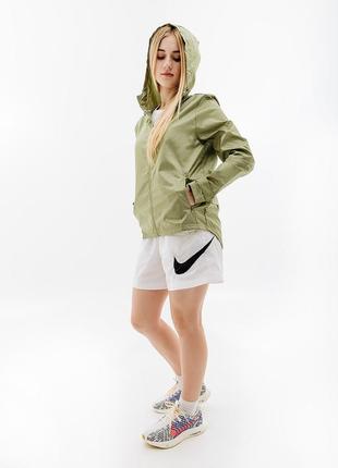 Женская куртка nike w nk essential jacket хаки xs (7dcu3217-386 xs)5 фото