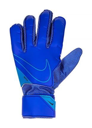 Чоловічі рукавиці nike nk gk match - fa20 синій 10 (7dcq7799-445 10)3 фото