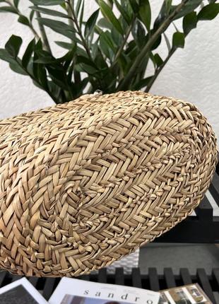 Стильна плетена бамбукова  сумка колекція 2023🔥7 фото