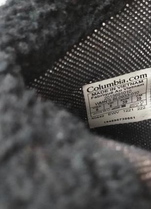 Черные зимние ботинки columbia omni heat, размер Ausa8, 38-394 фото