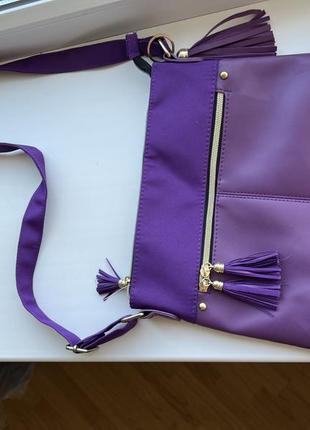Сумка женская фиолетовая