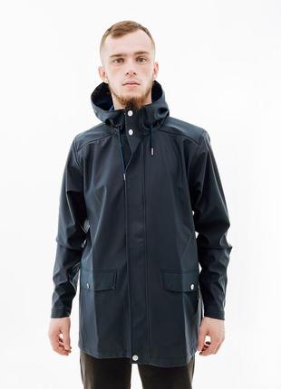 Чоловічий плащ helly hansen moss rain coat синій m (7d53265-597 m)