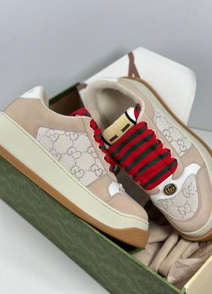 Кеды женские бежевые брендовые