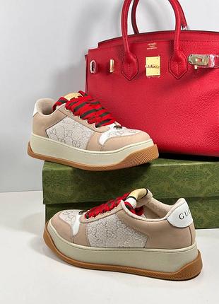 Кеды женские бежевые брендовые