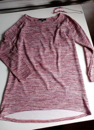 Тонкий удлиненный джемпер свитерок кофта 44-46 размера6 фото