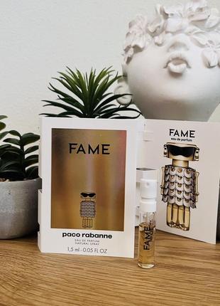 Оригінал пробник парфум парфумована вода paco rabanne fame оригинал парфюм парфюмированая вода1 фото