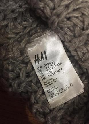 Шапка с шерстью h&m2 фото