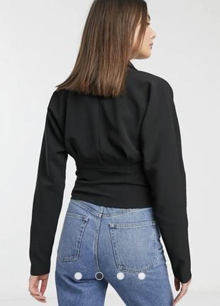 Топ с корсетным дизайном и пуговицами asos design tall2 фото