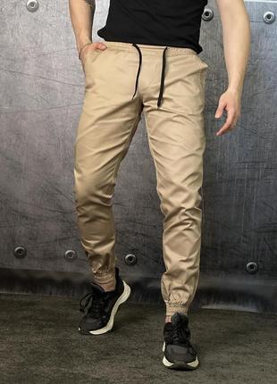 Базовые коттоновые брюки мужские, джоггеры
