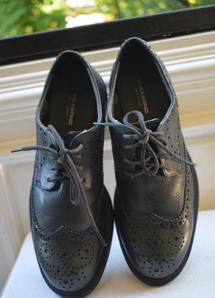 Шкіряні туфлі мокасини оксфорди vagabond р. 37 24 см