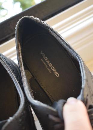 Шкіряні туфлі мокасини оксфорди vagabond р. 37 24 см