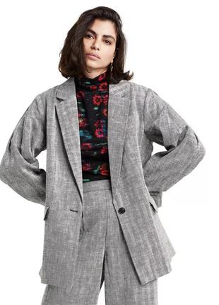 Rachel comey пиджак дизайнерский блейзер м твидовый оверсайз