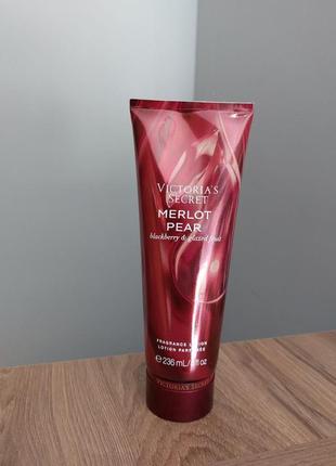 Парфюмированный лосьон victoria's secret merlot pear body lotion 236 ml1 фото