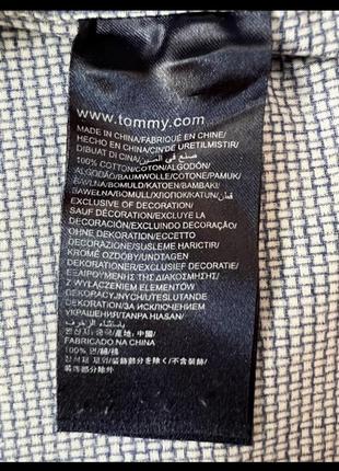 Рубашка мужская брендовая без дефектов 100% хлопок tommy hilfiger5 фото