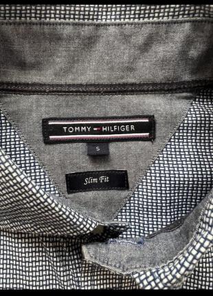 Рубашка мужская брендовая без дефектов 100% хлопок tommy hilfiger4 фото