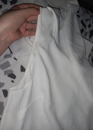 Святкова біла сукня з воланами рюшами uk - 16 розмір 445 фото