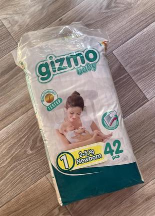 Подгузники gizmo baby 1 половина упаковки