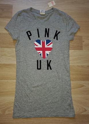 Футболка pink uk victoria’s secret оригинал