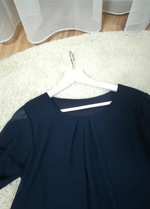 Шифонова блузка, легка нарядна блузка6 фото