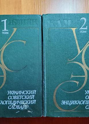 Большой формат украинский советской энциклопедический словарик 3 тома бабичев