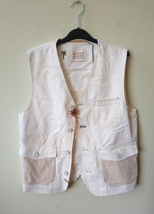 Мужской жилет жилетка 22-ssmm b33-gilets 165923 scotch&amp;soda оригинал3 фото