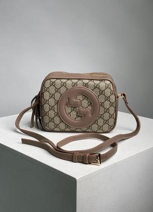 Сумка женская gucci blondie small shoulder bag beige, сумка жеncкая