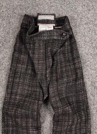 Бездоганні трендові штани, твідовий стиль max mara lana wool classic tweed trouser pants3 фото