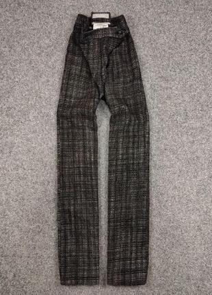 Бездоганні трендові штани, твідовий стиль max mara lana wool classic tweed trouser pants1 фото