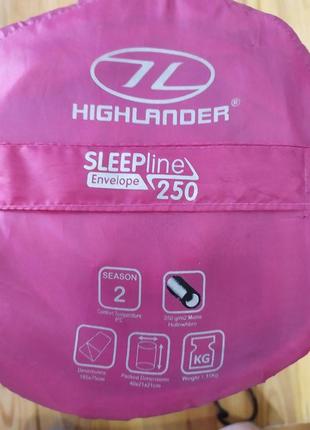 Спальний мішок highlander sleep line 2508 фото