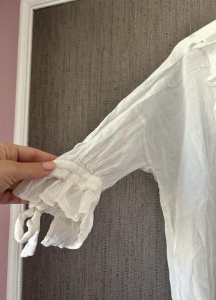Zara блуза марлевок хлопок3 фото