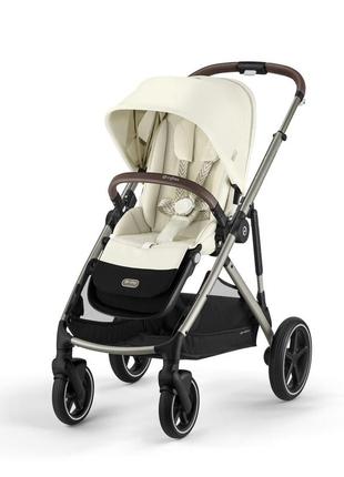 Коляска gazelle s tpe cybex 2023, seashell beige