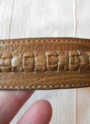 Шкіряний пасок на 90-100см обхват італія
