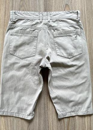 Мужские хлопковые джинсовые шорты kangol3 фото