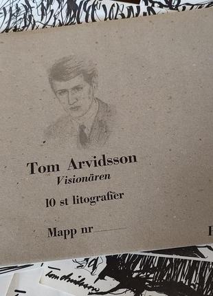 Літографія постер картини 10 шт. tom arvidsson "visionären" швеція3 фото