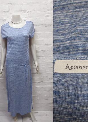 Hessnatur меланжевое платье из льна