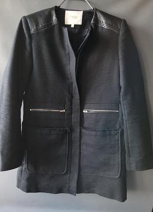 Maje linen coat пальто жакет льон