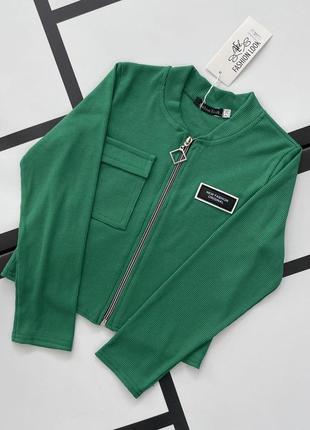 Кофта шкільна зелена