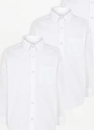 Белая рубашка george для мальчика2 фото