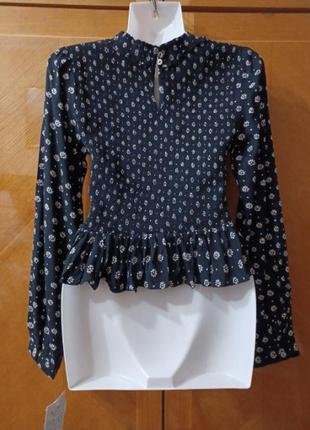 Брендовая новая 100% вискоза ( район ) стильная блуза р.xs от patrons of peace2 фото